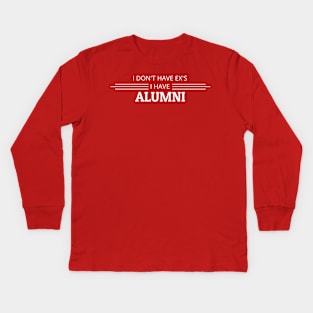 Ex Alumni Kids Long Sleeve T-Shirt